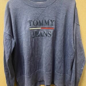 Tommy Hilfiger Men's Blue Crewneck Sweater